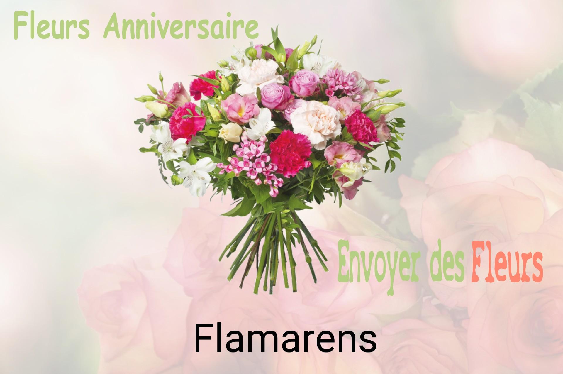 Bouquet de fleurs d’anniversaire livré à Flamarens